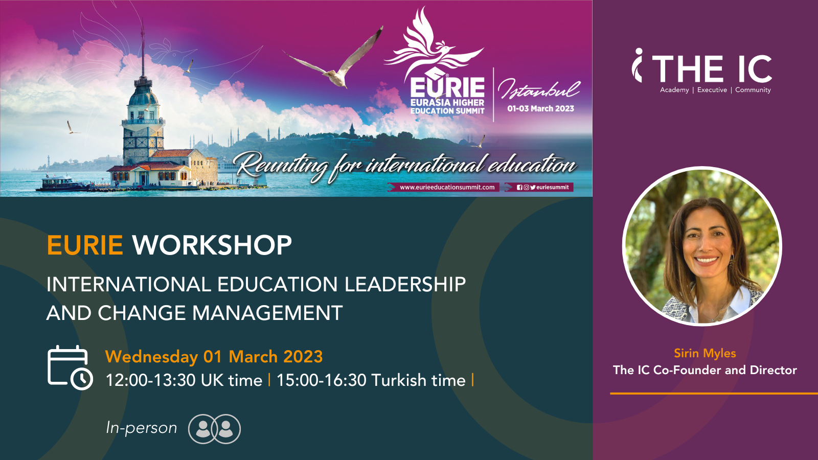 EURIE 2023 Workshop: International Education Leadership and Change Management.