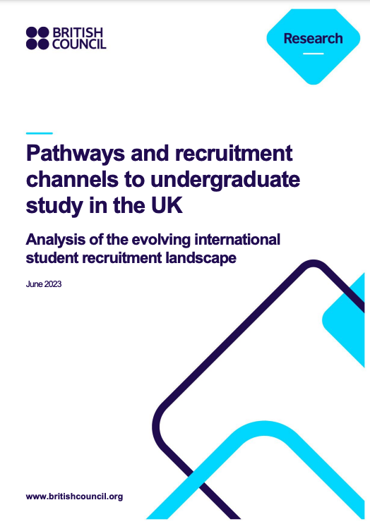 Pathways and recruitment channels to undergraduate study in the UK