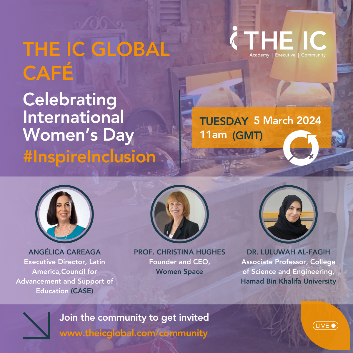 The IC Global Café: Celebrating International Women’s Day #InspireInclusion